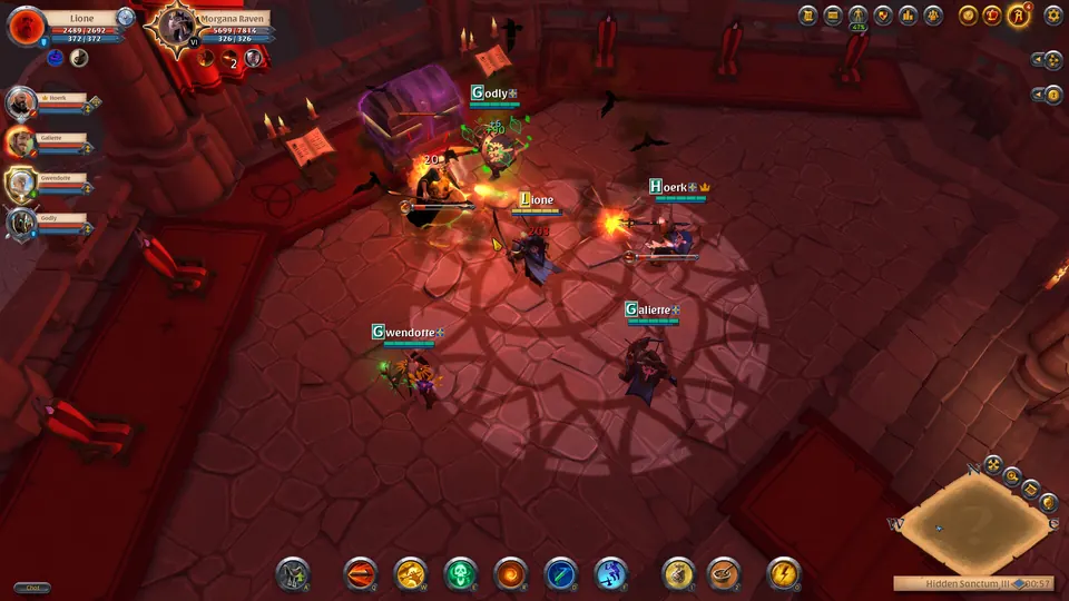 Albion: dungeon boss room