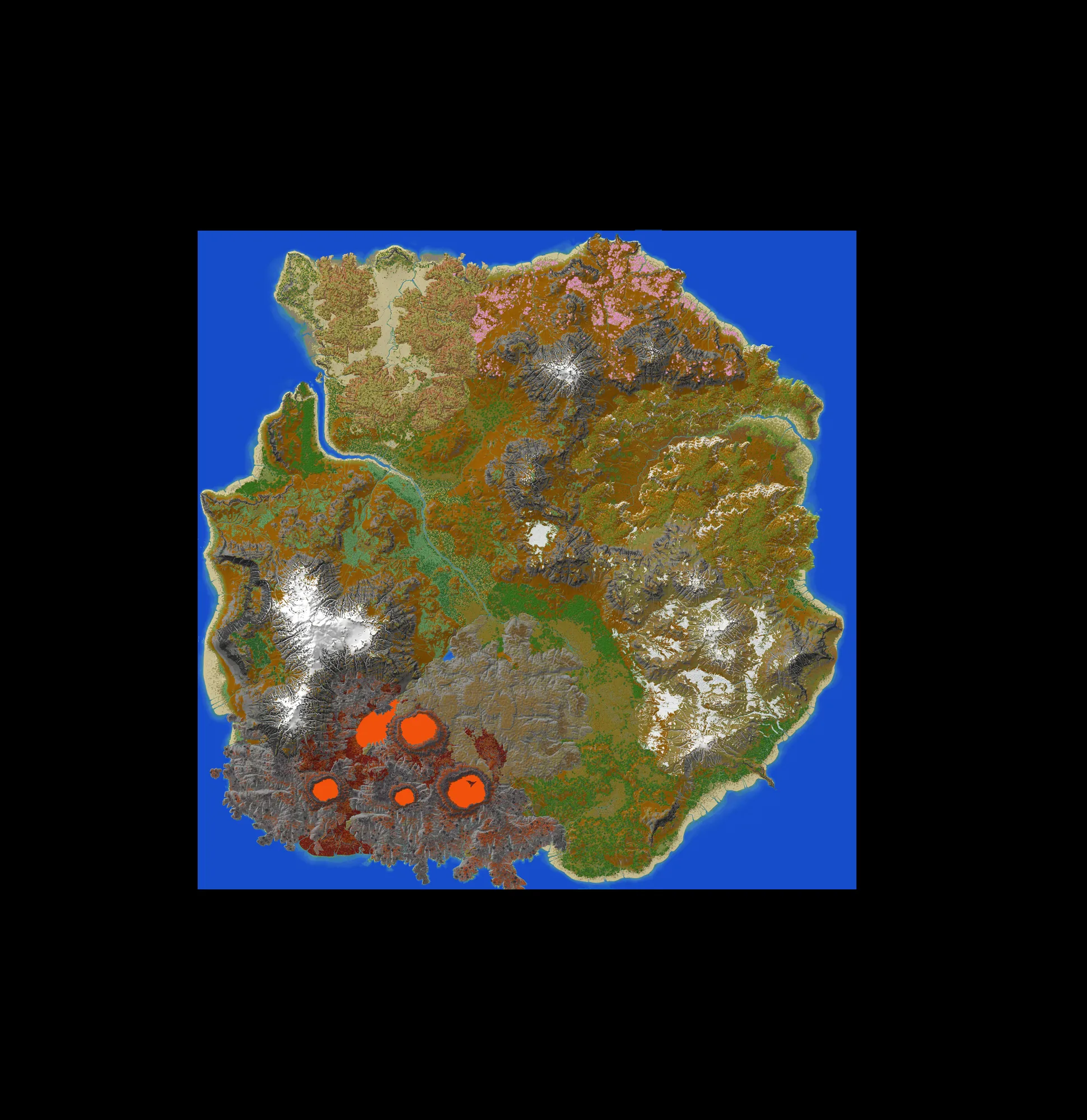 Farheim, one of three terrain maps evaluated before Barggon was chosen