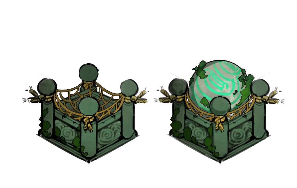 Catapult top, painted concept