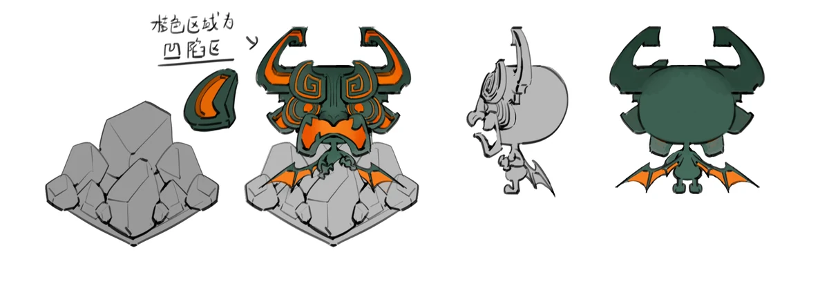 Flamethrower top, painted concept