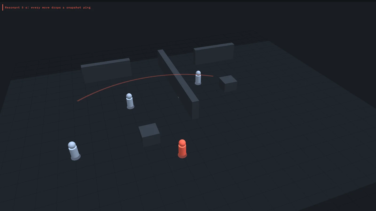 Sounding demo — sector wave and snapshot markers