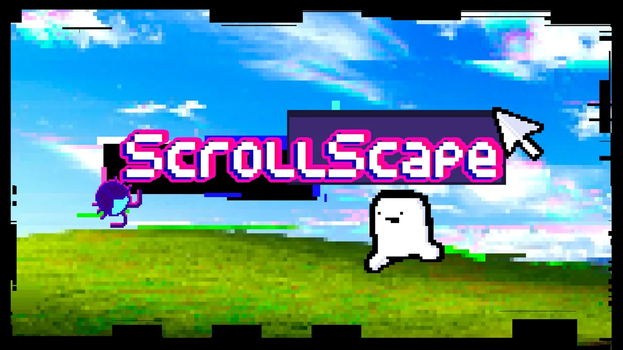 Scrollscape — pixel-art browser puzzle platformer