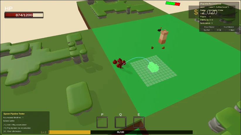 TurretCoop — building placement on the expanding battlefield