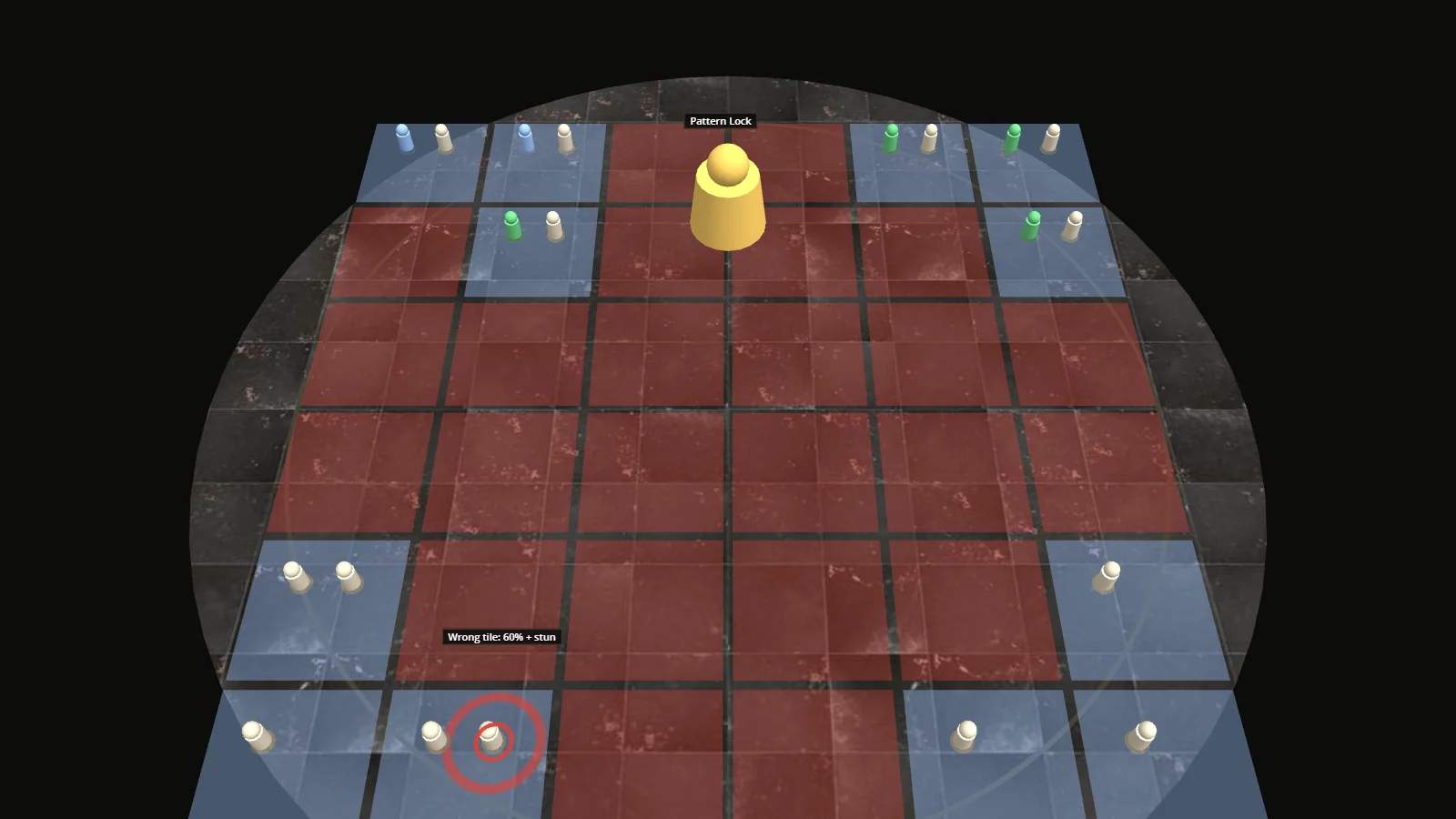 Stage Two replay — Pattern Lock resolving on the grid